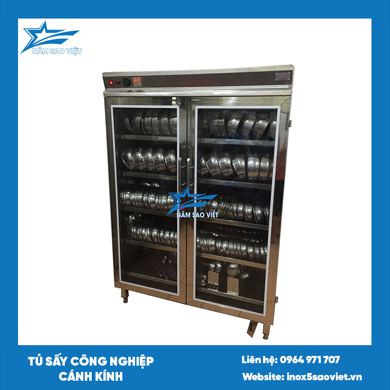 TỦ SẤY CÔNG NGHIỆP CÁNH KÍNH